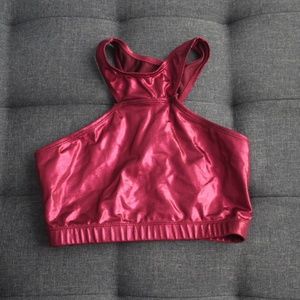 NWOT Balera Red Dance Sports Bra / Crop Top